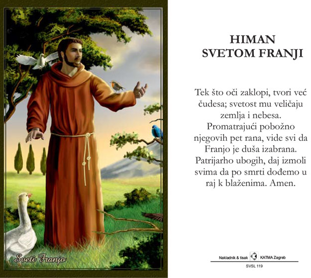 Sličica s molitvom — br. 7