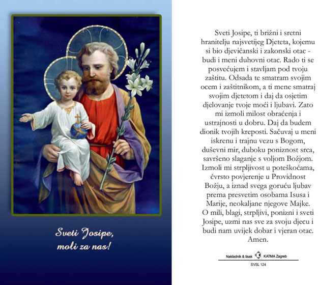 Sličica s molitvom — br. 9